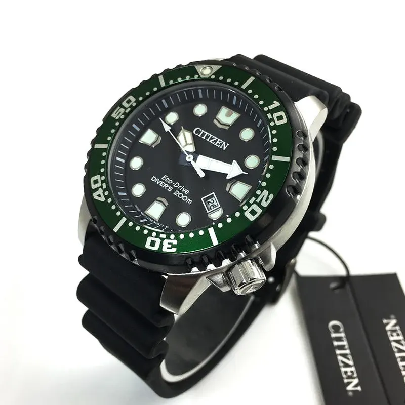 Citizen Eco-Drive Promaster Diver Black Dial Men's Watch- BN0155-08E